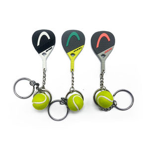 Llavero de Padel Personalizado de PVC Suave con Logotipo en Relieve 3D, Regalo Promocional con Tamaño Personalizado - Product Image 5