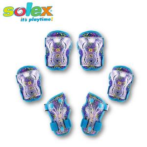 Kit de sécurité pour le roller des enfants, coque en PP flexible et résistante, casque, genouillères, coudières, protections - Product Image 4