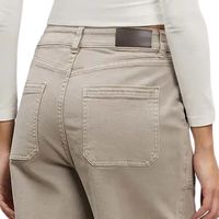Pantalon de travail utilitaire pour femme, coupe droite, style cargo, en coton durable, multi-poches, décontracté, jambe large, idéal pour l'été