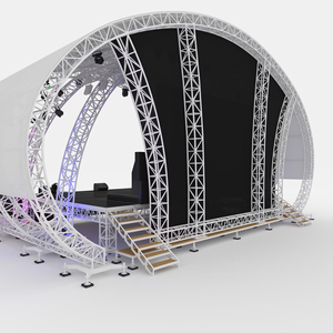 Estructura de soporte giratoria para luces de conciertos y eventos, estructura de escenario portátil de aluminio, estructura de iluminación de escenario de aluminio - Product Image 4