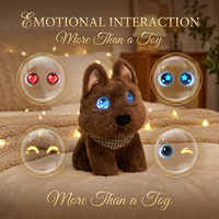 Peluche interactive intelligente Westie Cuteyeah AI, multi-langues, éducative, avec boîte cadeau, personnalisable OEM, vente en gros à bas prix