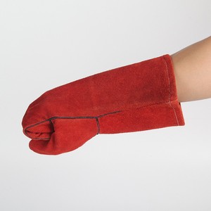 Gants de soudage en cuir durables, protection de sécurité, résistance à la chaleur, imperméables, antidérapants, sans silicone, sans poudre, personnalisables - Product Image 2