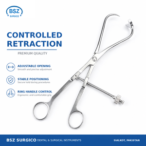 คีมจับผ่าตัดสแตนเลส BSZ SURGICO พร้อมกลไกปรับระดับ สำหรับการผ่าตัดทั่วไป เครื่องมือผ่าตัดแบบใช้มือ - Product Image 5