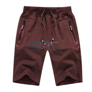 Quick Dry Breathable Solid Cargo Shorts Knitted High Street Style Men's Shorts Heavy Duty Polyester/Cotton - Product Image 2