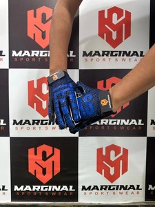 Custom Logo American Football Receiver Gloves Non-Slip Silicone Palm Hand Grips Full Finger <b>Adjustable</b> Wrist <b>Strap</b> Hook Sports - Product Image 4