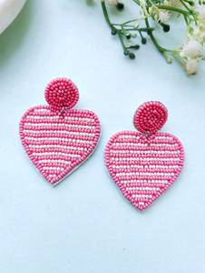 ต่างหูห้อยประดับลูกปัดโลหะผสมสังกะสีงานแฮนด์เมด FAIZA CRAFT สำหรับผู้หญิงและเด็กผู้หญิง เครื่องประดับแฟชั่นสไตล์อินเดีย ดีไซน์เก๋ไก๋ทันสมัย - Product Image 3