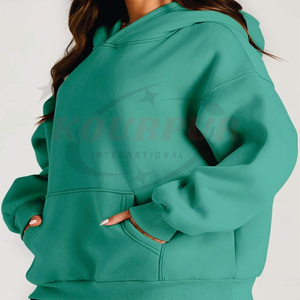 Nueva Sudadera con Capucha para Mujer, 100% Algodón, Diseño con Bolsillo Frontal, Impermeable, Transpirable, Cálida y Cómoda, para Invierno - Product Image 1