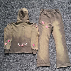 <b>Men</b>’s New Fashion Premium Distressed Embroidery Tracksuit Fully Customizable Winter Set - Product Image 3