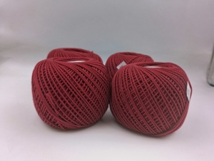 Fil à tricoter en coton teint bouclé épais pour le crochet et la couture à la main, fabriqué en Inde - Product Image 2