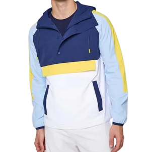Chaqueta cortavientos deportiva transpirable para hombre, impermeable, de secado rápido, con cremallera, ligera, personalizada, para senderismo. - Product Image 3