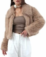 Manteau court en fausse fourrure de renard fait main en Mongolie, style européen, avec capuche, pour femme, vente en gros, collection hiver