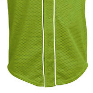 Adult Team Sublimation Softball Uniforms Shorts Top Customized V-neck 100% Polyester Summer Breathable Anti-Bacterial - Product Image 5
