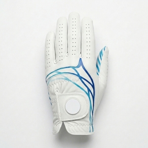 ถุงมือหนังแกะคาเบรตต้าพรีเมียมสำหรับกอล์ฟ มือซ้าย ลายโลโก้แบบนูน รับผลิตแบบ OEM ODM ขายส่ง ผู้ผลิต ผู้จัดจำหน่าย MOQ ต่ำ - Product Image 1
