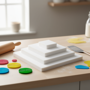 Base Cuadrada de Cuatro Niveles para Tartas de 10, 20, 30 y 40 cm, Suministros para Decoración de Pasteles - Product Image 2