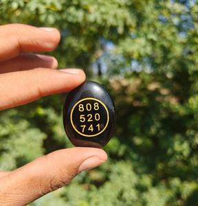 Moneda Zibu de Obsidiana Negra Natural Soha con Diseño de Animal de Feng Shui para Protección y Riqueza en Oferta - Product Image 4