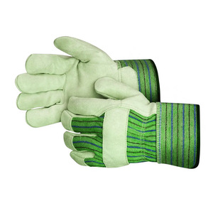 High Performance Cowhide Split Leather Working Gloves Canadian Rigger Abrasion Resistant Household Gardening Durability Gloves - Product Image 3