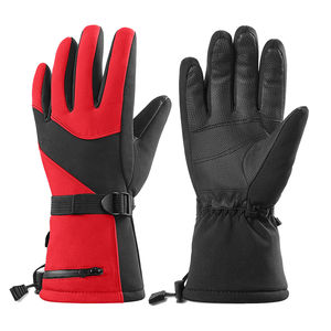 High Quality Custom Electrical Heated Winter Warm Full Finger <b>Waterproof</b> Snowboard Ski <b>Gloves</b> with Hook & Loop Closure for <b>Men</b> - Product Image 1