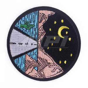 Custom 3D Embossed Rubber PVC <b>Sew</b>-<b>On</b> <b>Patches</b> with Nonwoven Felt Fabric for Clothing - Product Image 3