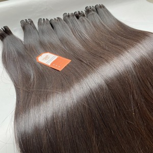 Lots de Cheveux Humains Vietnamiens 100% Naturels de Couleur Naturelle, Qualité Supérieure, Lisses Comme des Baguettes, Tissage Double à la Machine, Extensions de Cheveux Remy en Gros - Product Image 5