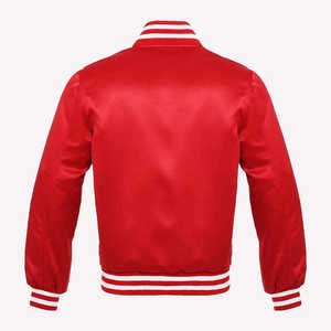 Chaqueta Varsity Personalizada para Hombre, Transpirable, con Botones, Tejida, de Alta Calidad, de Algodón para Adultos, Chaqueta Varsity de Béisbol para Invierno - Product Image 6
