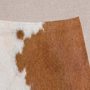 Falda Casual de Cuero Vacuno para Mujer, Color Sólido, Corte Ajustado, Ecológica, de Alta Calidad, Lavable, Anti- - Product Image 4