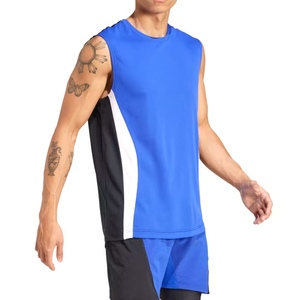 Custom Sublimation <b>Men</b> <b>Tank</b> <b>Top</b> Full Printed Athletic Sleeveless Shirt Wholesale Custom Printed <b>Tank</b> <b>Top</b> <b>Men</b> Quick Dry Polyester - Product Image 3