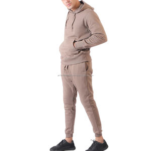 Chándales de Invierno para Hombre de Alta Calidad al por Mayor, con Capucha, Lavado Ácido, Color Sólido, Logotipo Personalizado, Ropa Deportiva Urbana, 100% Algodón, Grueso, para Gimnasio - Product Image 1