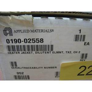 AMAT 0190-02558 เฮตเตอร์แจ็คเก็ต, ไดอะเทนเดนท์เอเลเมนท์ - อุปกรณ์และอะไหล่เซมิคอนดักเตอร์ระดับโลกที่เชื่อถือได้ - Product Image 5