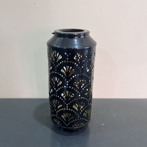 Tall Metal Candle Holder Hollow Pattern <b>Lantern</b> <b>Tea</b> <b>Light</b> Decorative Cylinder for Home Wedding Ramadan Decor - Product Image 5