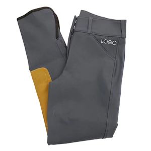 Pantalones de jinete Junior duraderos de alta calidad, fabricante indio, parche directo en la rodilla, ropa ecuestre de cuero para niños y caballos - Product Image 6