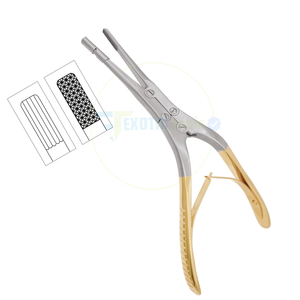 Herramientas EXÓTICAS, pinzas morselizadoras para tabique, alicates sin bloqueo, mango recto, puntas dentadas romas, grado quirúrgico, acero inoxidable alemán - Product Image 4