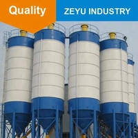 Zeyu Cıvatalı Tip PLC Kontrollü 50 Ton Çimento Çelik Tozu Depolama Silosu Tartım Motoru/Motoru, Yüksek Verimli Çimento Depolaması için