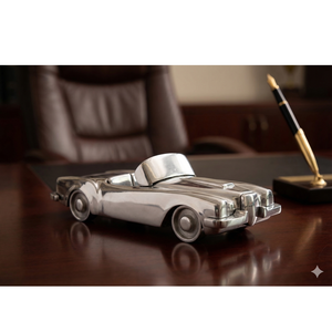 Oferta Especial en Modelo Decorativo Metálico de Auto Descapotable con Acabado Pulido y Construcción Duradera para Exhibición en Hogar, Oficina y Estantes - Product Image 1