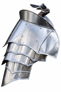 ชุดเกราะไหล่เหล็กกล้าอ่อนขัดเงาทำมือสไตล์ยุคกลาง  ชุดเกราะนักรบแบบกอธิค  สำหรับคอสเพลย์  จำลองสถานการณ์  งานรับตรุษจีน - Product Image 2