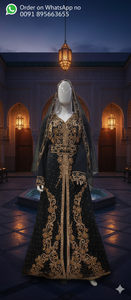 Robe longue élégante en georgette jaune émeraude, ornée de cristaux violets royaux et de perles dorées scintillantes, antistatique - Product Image 6