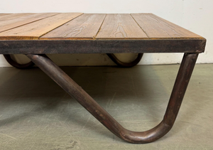 Industrial Antique <b>Small</b> Coffee <b>Table</b> for Tea Coffee Iron <b>Metal</b> Wooden Eco-Friendly Durable Simple Design Home Furniture Living - Product Image 6