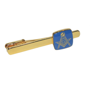 Pinza de Corbata Masónica con Compás y Escuadra, Accesorio de la Hermandad Masónica, Diseño Elegante para Hombres, Idea de Regalo para Logia, Traje Formal - Product Image 1
