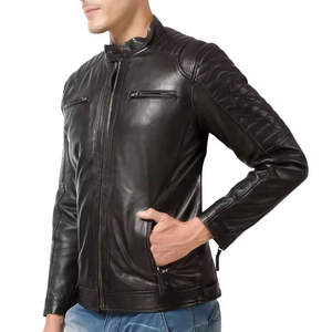 Chaqueta de Cuero para Hombre, Estilo Urbano, Diseño Ecológico e Impermeable, Logotipo Frontal, Ligera, para Invierno - Product Image 3