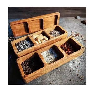 Wooden Spice <b>Box</b> Decorative Storage for Kitchen Accessories <b>Herbs</b> Seasonings Masala Collection and Pantry Convenience - Product Image 3