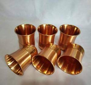 Juego de Vasos de Cobre Martillado Hechos a Mano, Modernos, de Pared Simple, Herméticos, Portátiles, con Tapa Roscada, Aptos para Microondas y Lavavajillas - Product Image 1
