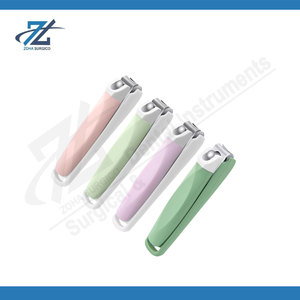 Coupe-ongles professionnel Topcom en acier inoxydable à lame courbée anti-éclaboussures pour doigts et orteils – Pakistan - Product Image 3