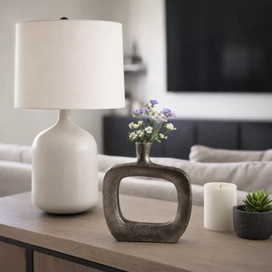 Blooming <b>Wall</b> Vase Industrial Design With Handle 8 In Length 4.5 In Height - Product Image 2
