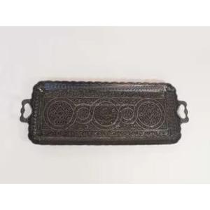 Luxurious Round <b>Chocolate</b> Serving Tray Stylish Durable Design Perfect for Home Events and Entertaining Guests - Product Image 6