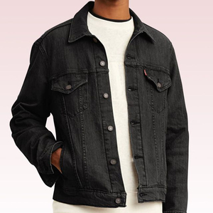 Top Trending Fully Distressed Long Men <b>Denim</b> <b>Jacket</b> Fall Winter <b>Custom</b> Chenille Embroidered Logo Vintage Windproof in low price - Product Image 1
