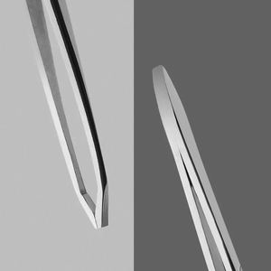 แหนบถอนขนคิ้วแบบเฉียงสำหรับขายส่ง พร้อมด้ามจับที่สะดวกสบาย - Product Image 4