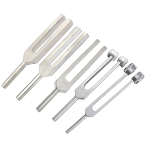 Juego de 5 diapasones médicos, quirúrgicos, quiroprácticos, instrumentos de diagnóstico físico - Product Image 1