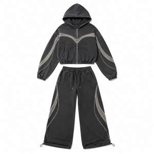 Conjunto deportivo para mujer al por mayor, conjunto deportivo para entrenamiento, tela que absorbe la humedad, logotipo personalizado - Product Image 6