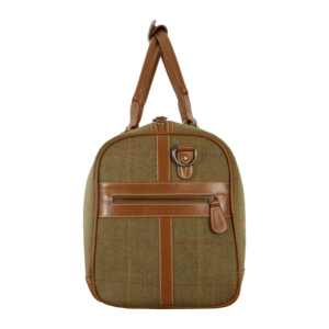 Wholesale Tweed Fabric Leather <b>Holdall</b> Travel <b>Bag</b> Genuine Leather <b>Weekend</b> Duffel <b>Bag</b> Luxury Gym <b>Bag</b> Custom Colors Manufacturer - Product Image 4