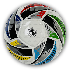 ลูกฟุตบอลกลางแจ้งทำด้วยมือคุณภาพสูงลูกฟุตบอลระบายอากาศได้ใส่สบายวัสดุ PU ประเภทต่างๆทำจากในปากีสถาน - Product Image 6