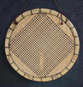 Japanese Bamboo Wall Hanging Vase Traditional Woven <b>Basket</b> With <b>Small</b> Bamboo Tube Ikebana Floral Display Supplier - Product Image 3